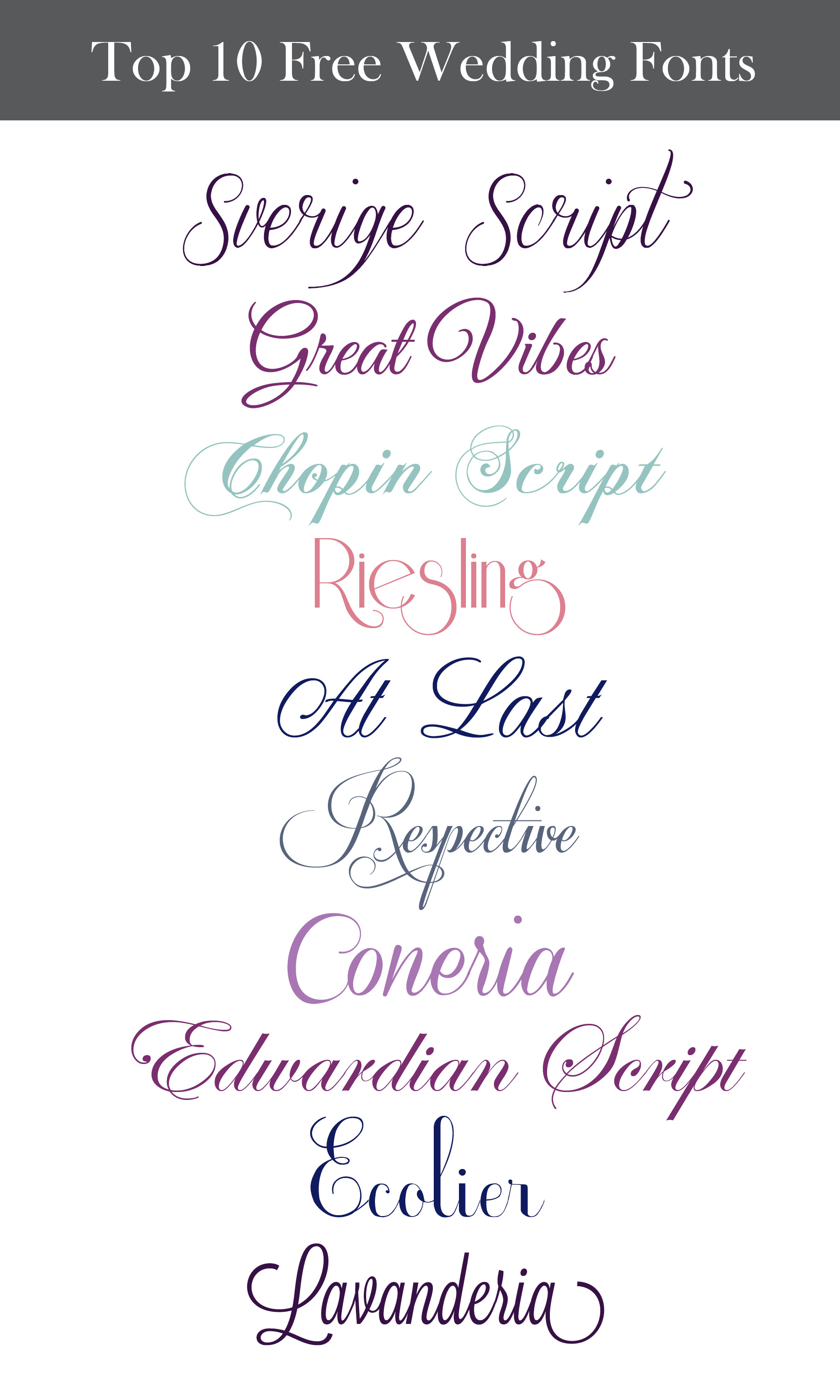 Free Wedding Fonts