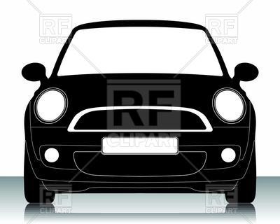 Front Car Silhouette Clip Art