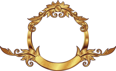 Gold Frame PSD Banner