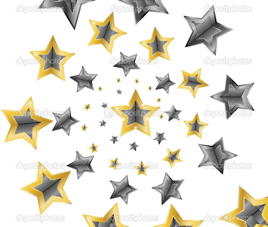 Gold Shooting Star Clip Art