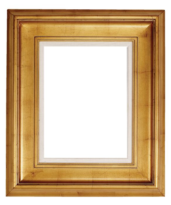 Gold Wood Picture Frame Vector