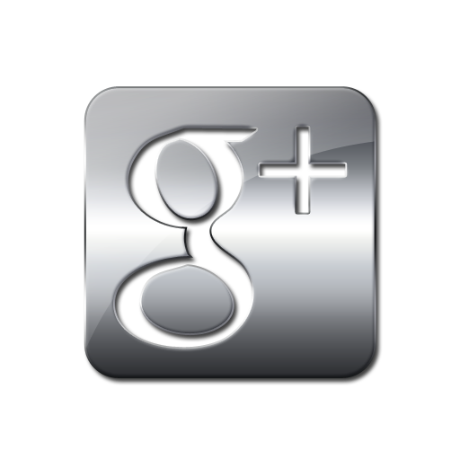 Google Plus Icon Silver