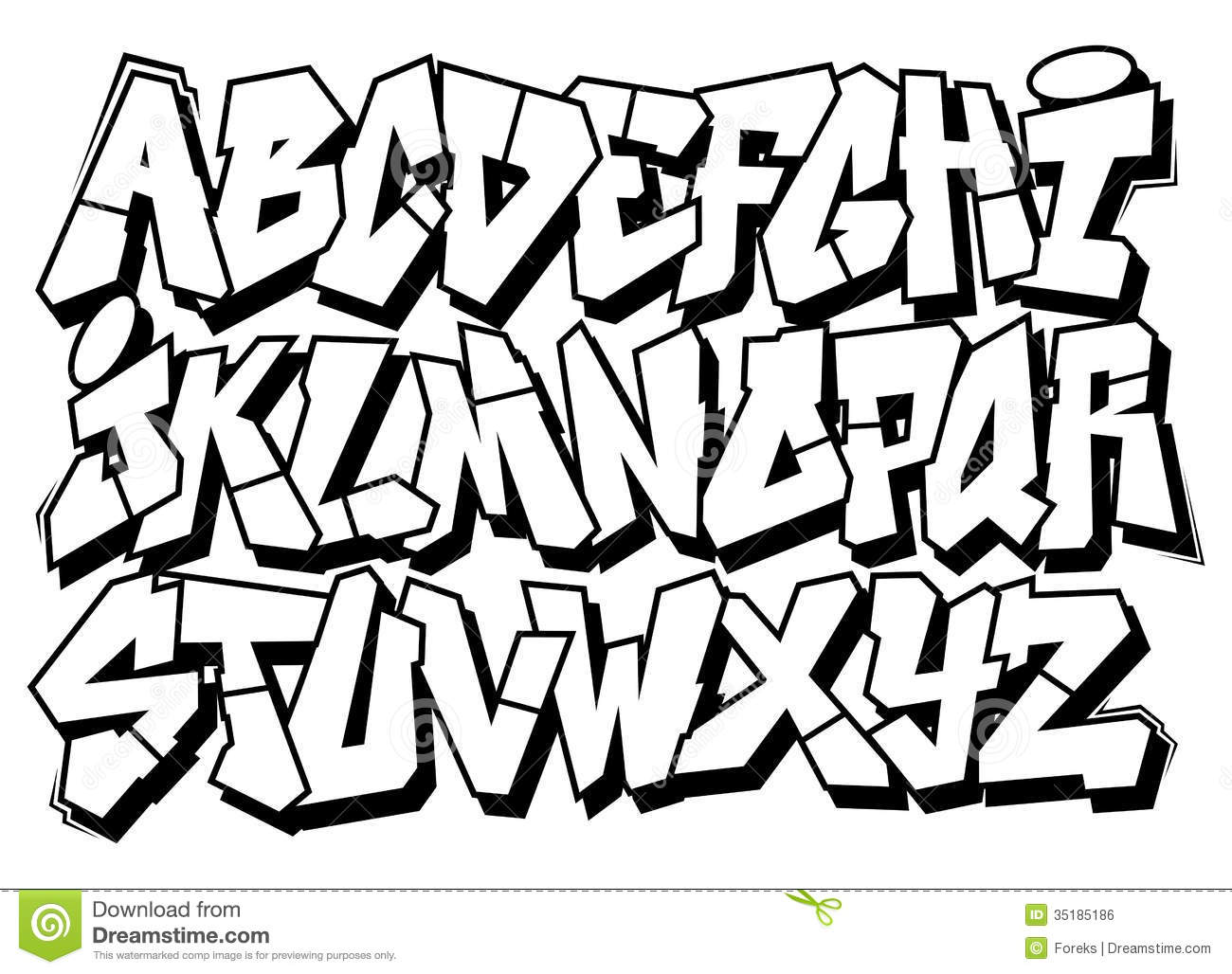 Graffiti Alphabets Street Fonts