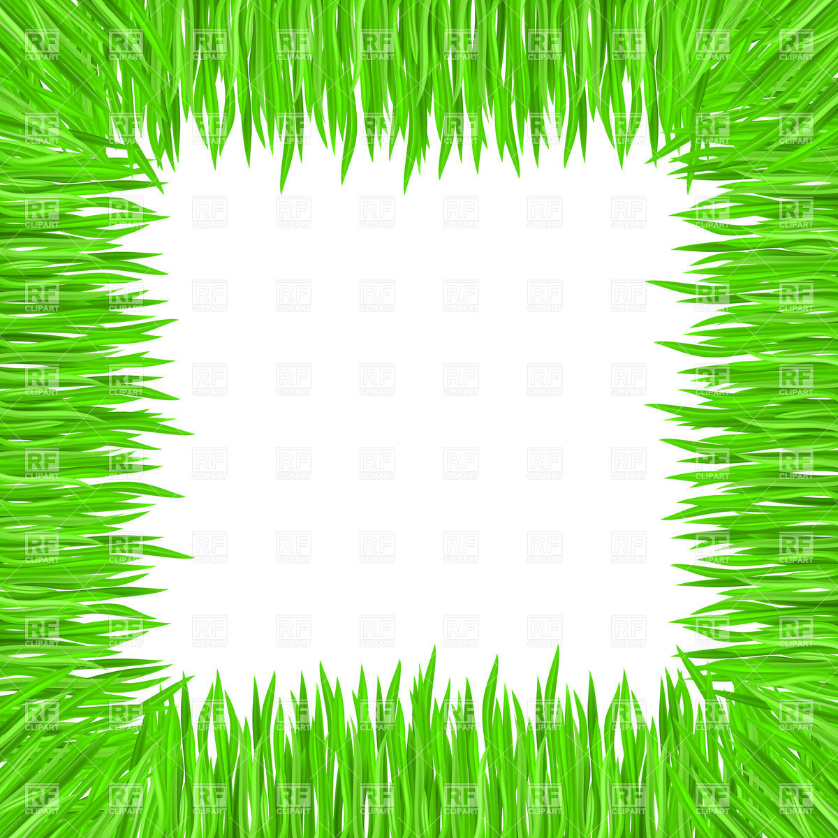 Grass Border Clip Art