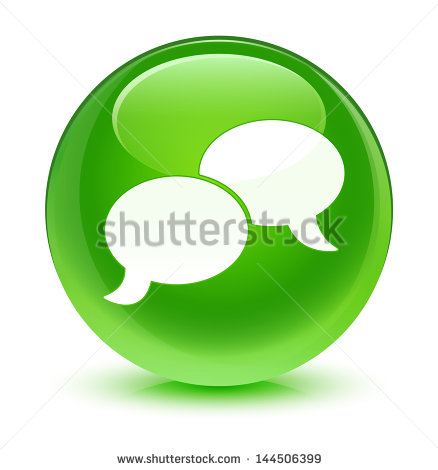 Green Chat Bubble Logo