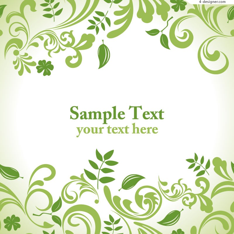 Green Leaf Background Patterns