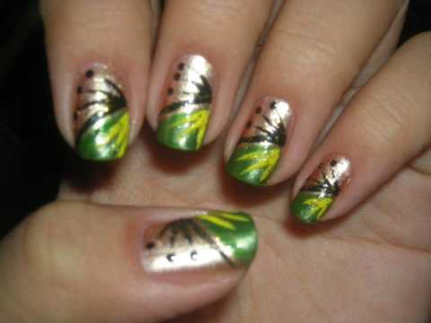 Green Nail Designs