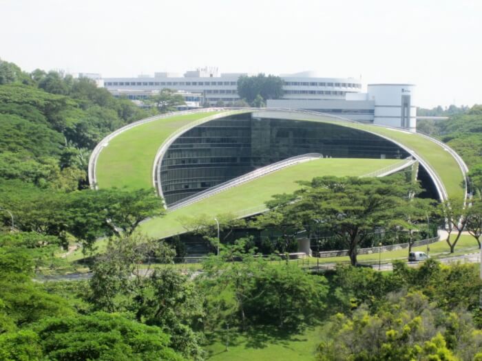 Green Roof Art School in Singapore