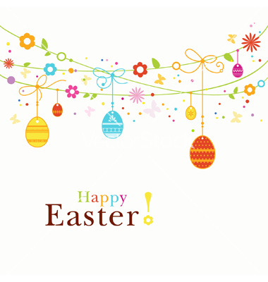 16 Photos of Happy Easter Free Vector Borders