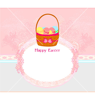 Happy Easter Vector Borders