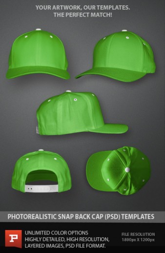 13 Mesh Trucker Hat Template PSD Images