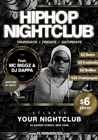 Hip Hop Flyer Templates Free