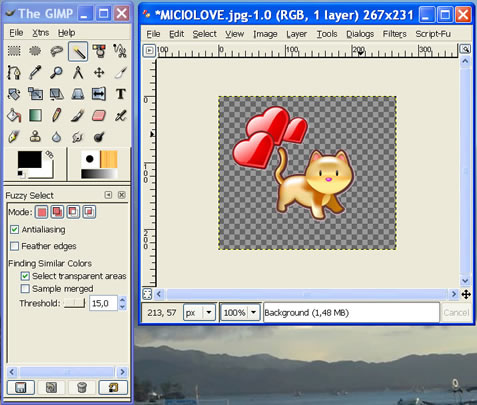 How to Make Background Transparent GIMP