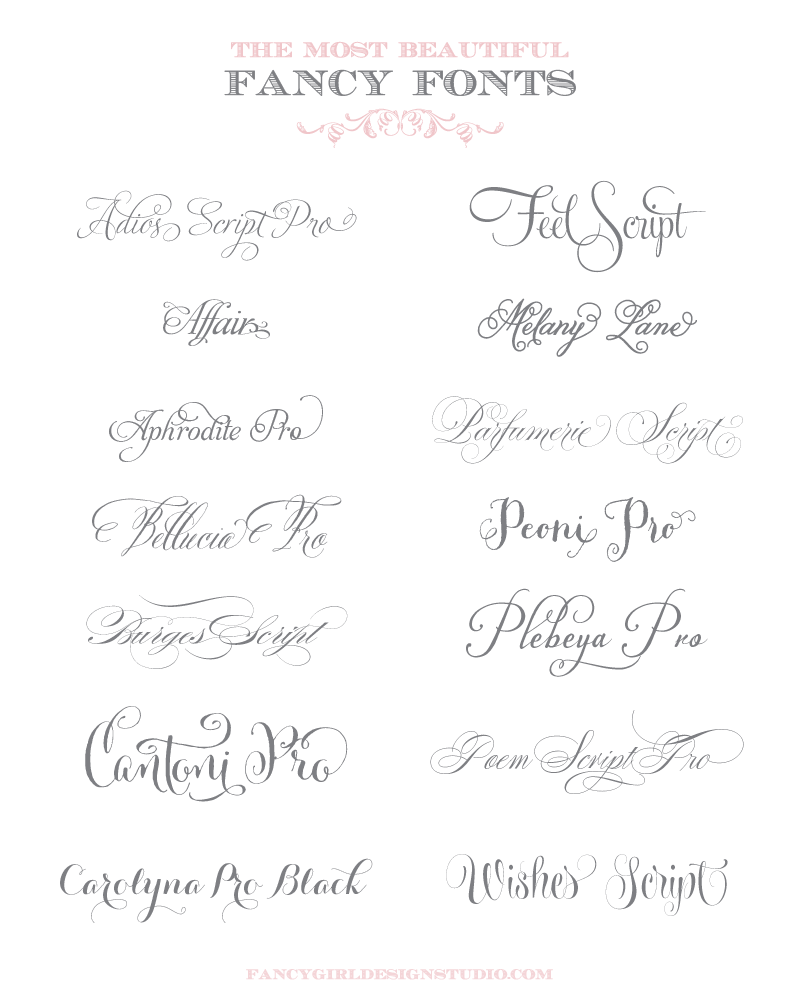 I Love You Fancy Font