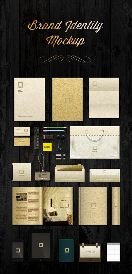Identity Branding Mock-Up PSD Identity Branding Mock-Up PSD