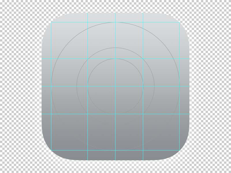 iOS 7 App Icon Template PSD iOS 7 App Icon Template PSD