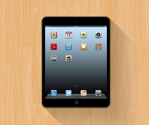 iPad Mini Mockup PSD