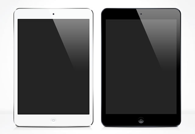 iPad Mini Vector Templates iPad Mini Vector Templates