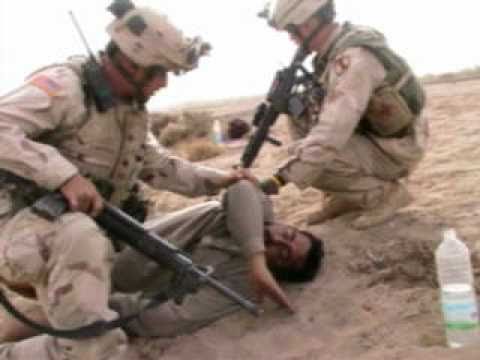 Iraq War Combat Footage Graphic