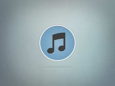 iTunes Flat Icon Blue iTunes Flat Icon Blue