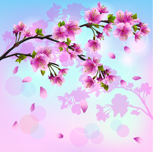 Japanese Cherry Blossom Vector Japanese Cherry Blossom Vector