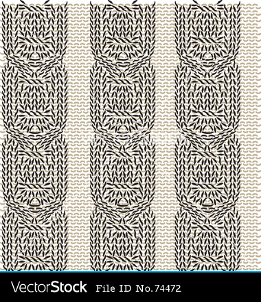 Knitting Pattern Vector