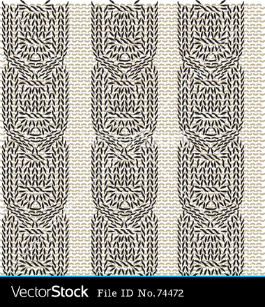 Knitting Pattern Vector Knitting Pattern Vector