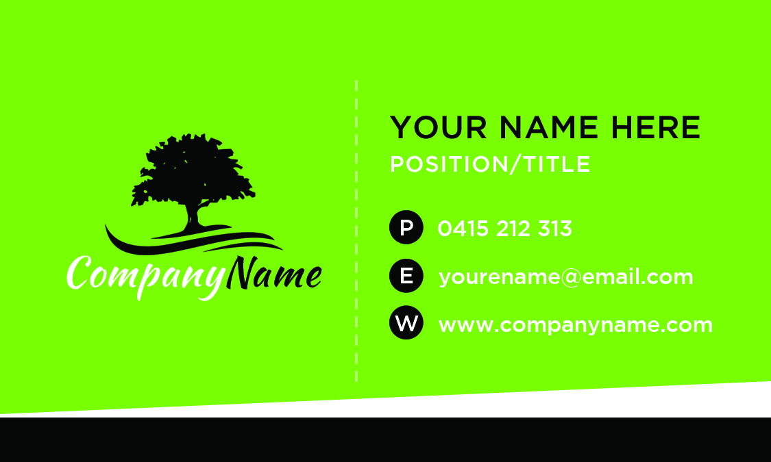 6 Landscape Business Card Psd Images Business Card Psd Template Business Card Template Front And Back And Landscaping Business Cards Templates Free Newdesignfile Com