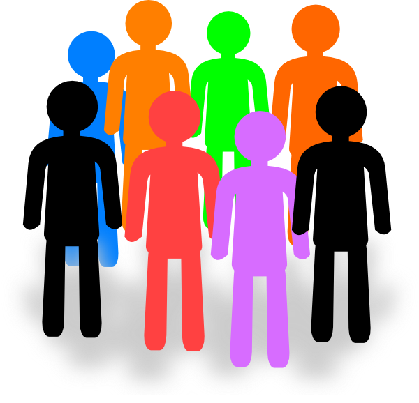 Large Group of People Clip Art Large Group of People Clip Art