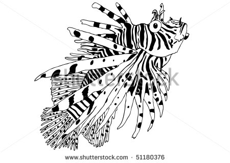 Lion Fish Clip Art