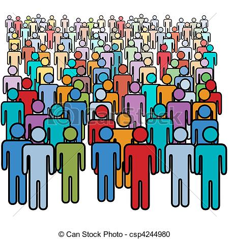 Many People Clip Art Many People Clip Art