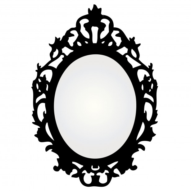 Mirror Black Frame Clip Art