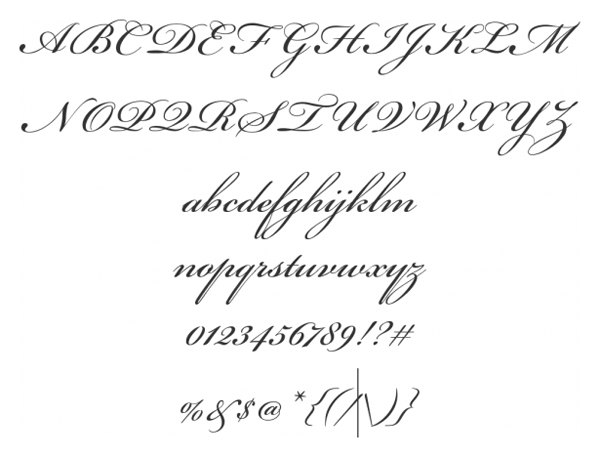Most Beautiful Script Fonts Most Beautiful Script Fonts