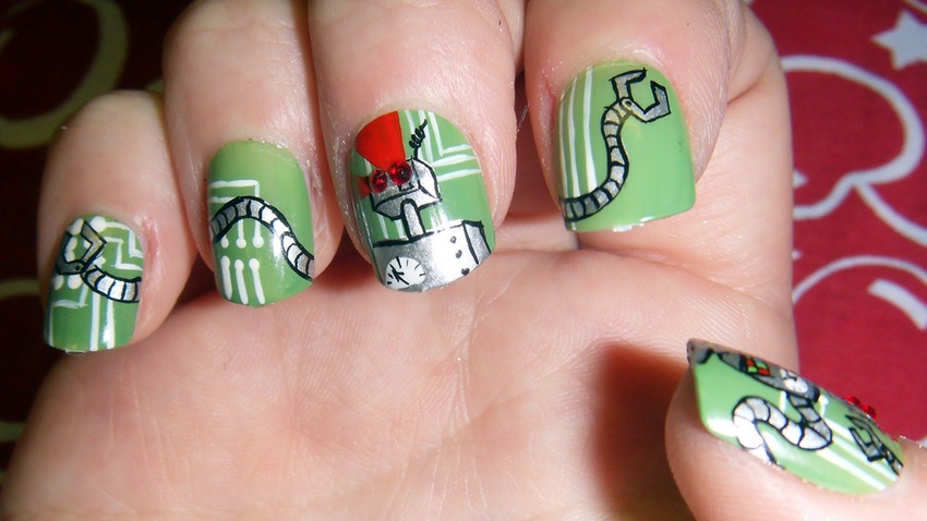 14 Nerdy Nail Designs Images