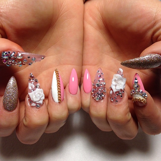 Nicki Minaj Pointy Nail Designs Nicki Minaj Pointy Nail Designs