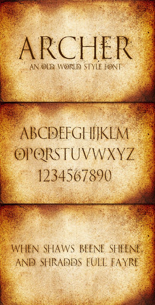 Old World Font Styles