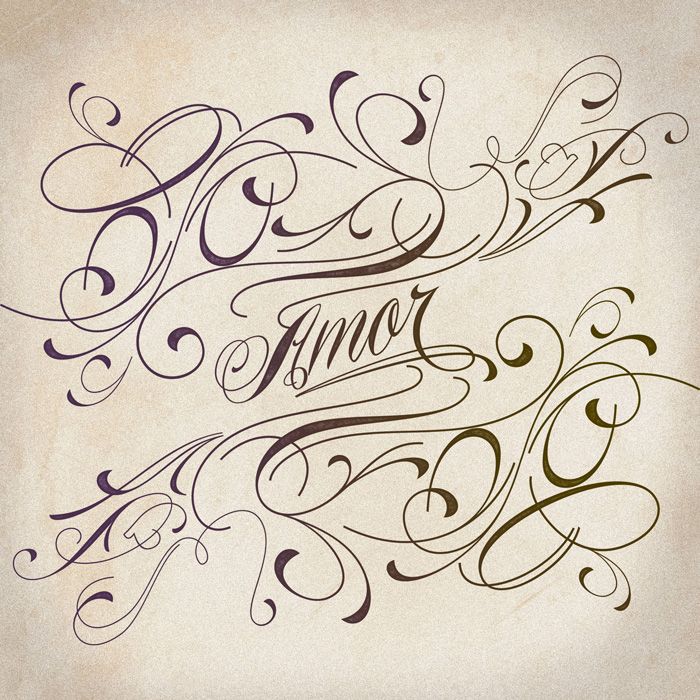 Piel Script Tattoo Lettering Design Piel Script Tattoo Lettering Design