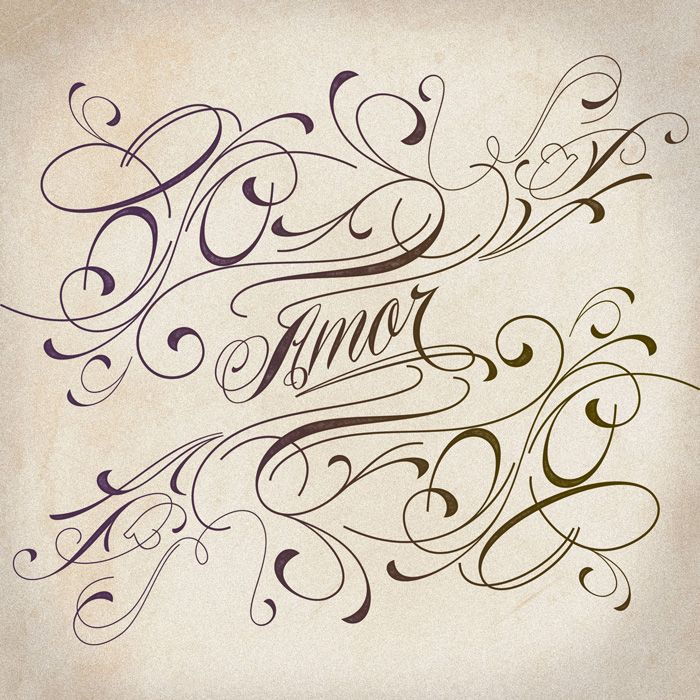 Piel Script Tattoo Lettering Design