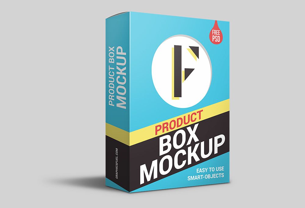 Product Box PSD Mockup