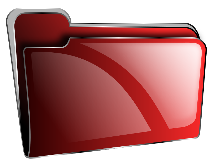 Red Folder Icon Red Folder Icon