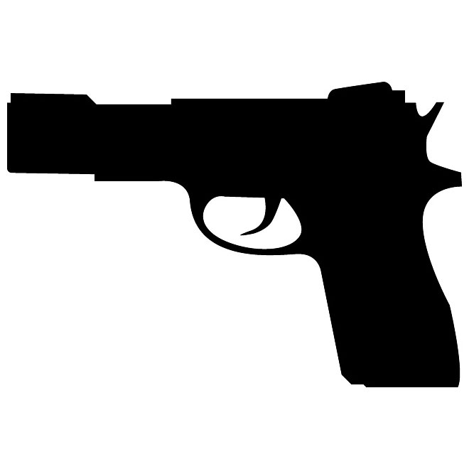 Revolver Gun Vector