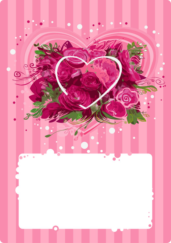 Romantic Roses Vector Graphics