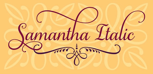 Samantha Script Font