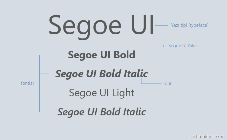 Segoe UI Font