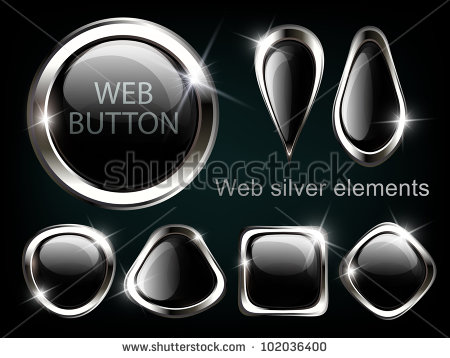 Shiny Silver Buttons