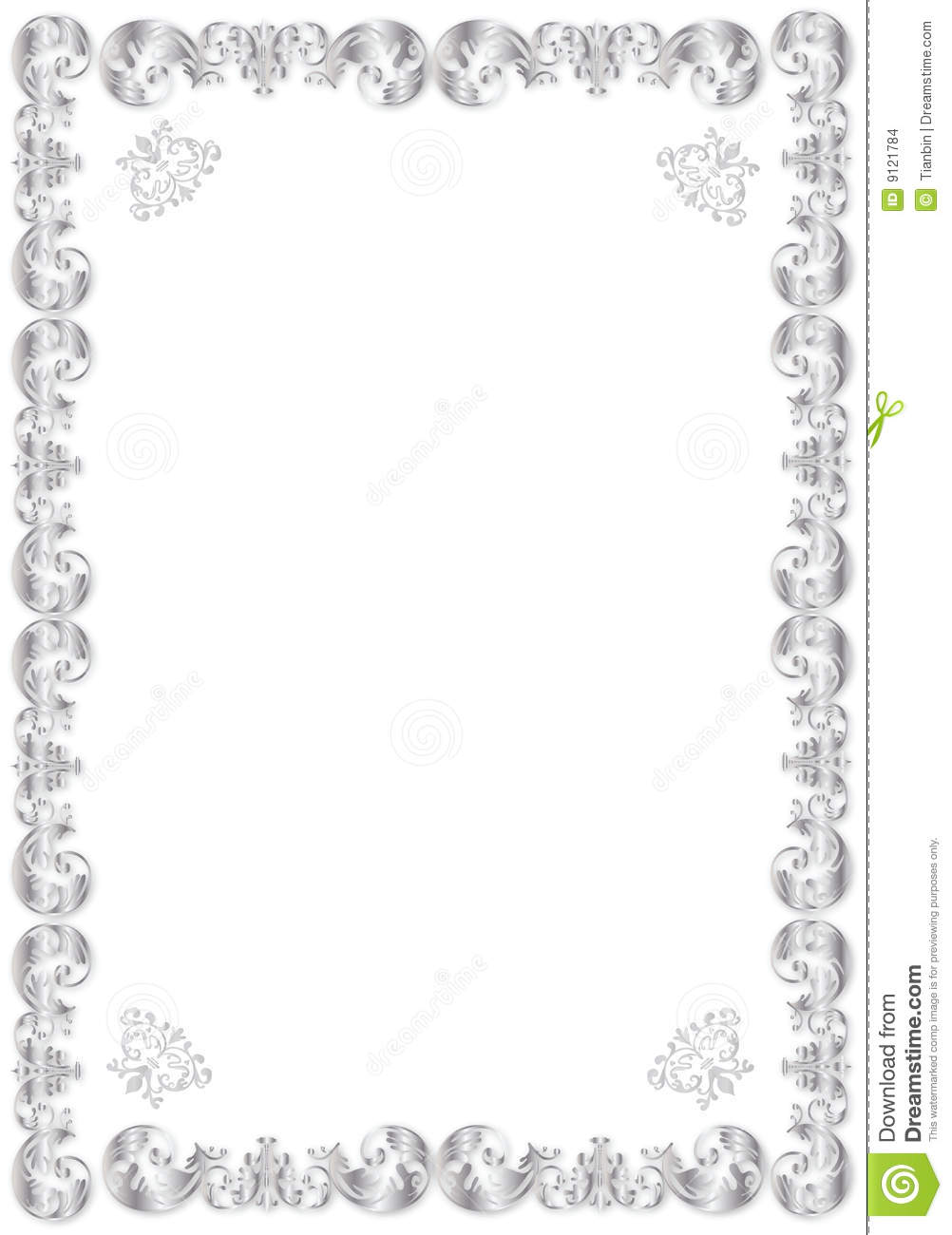 Silver Fancy Borders and Frames Silver Fancy Borders and Frames