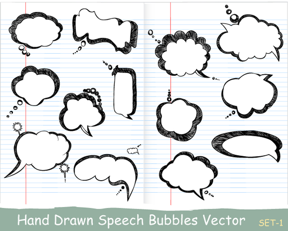 Speech Bubble Photoshop Brushes