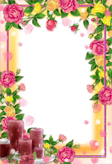 15 Flower Frames For Photoshop Images