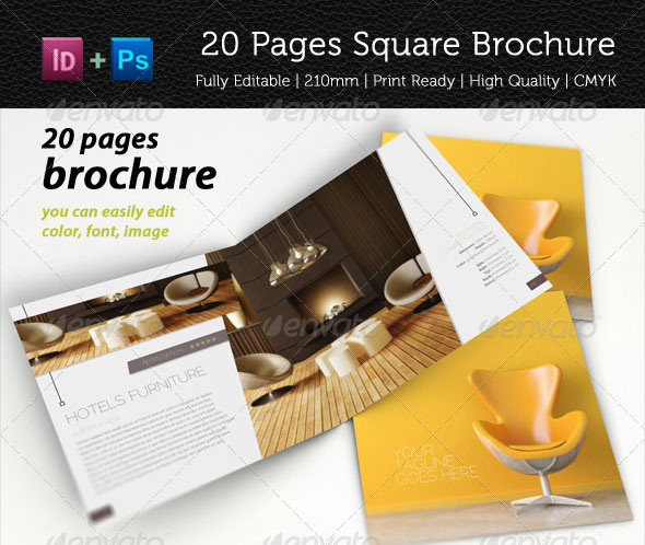 Square Brochure Template