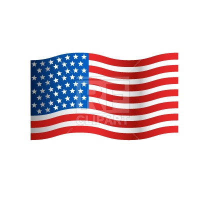 Stars and Stripes Flag Clip Art